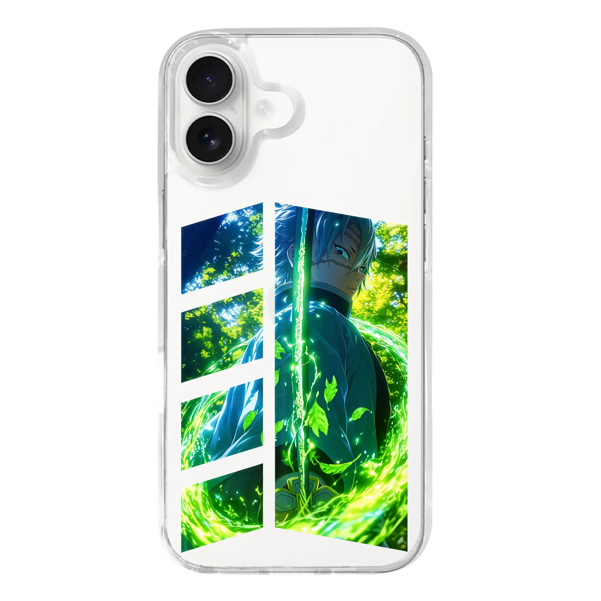 鬼滅の刃 グッズ,不死川 実弥 - iPhone 17シリーズ 透明スマホケース – 薄型・耐衝撃・精密フィット保護カバー